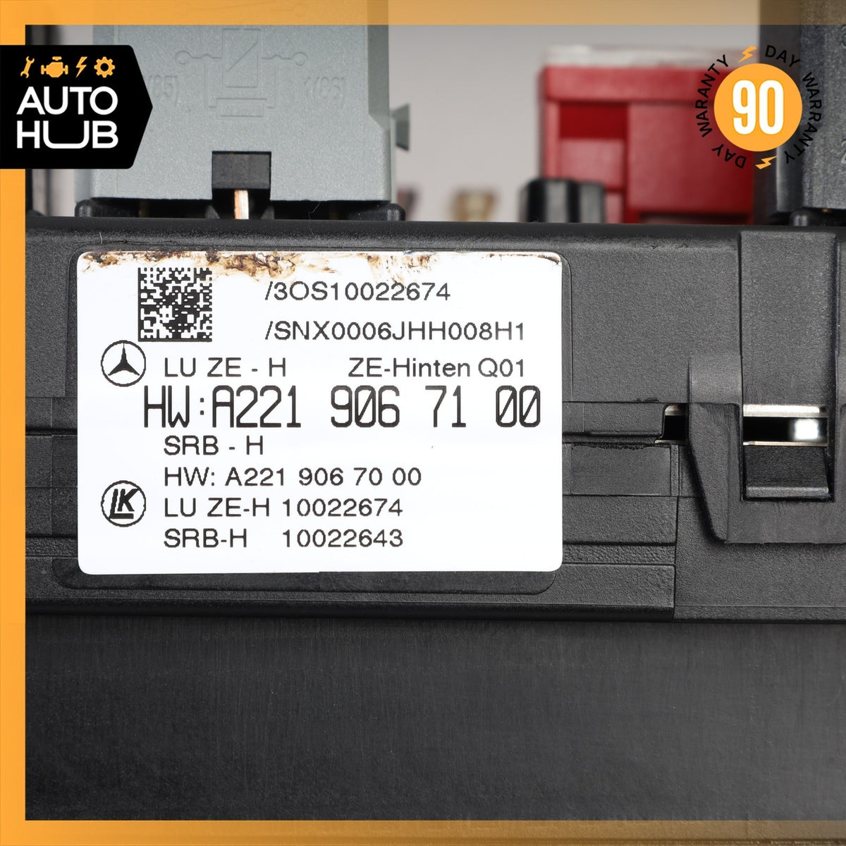 10-14 Mercedes W216 CL550 S550 Rear Trunk Fuse Box Relay Control Module OEM - photo 23