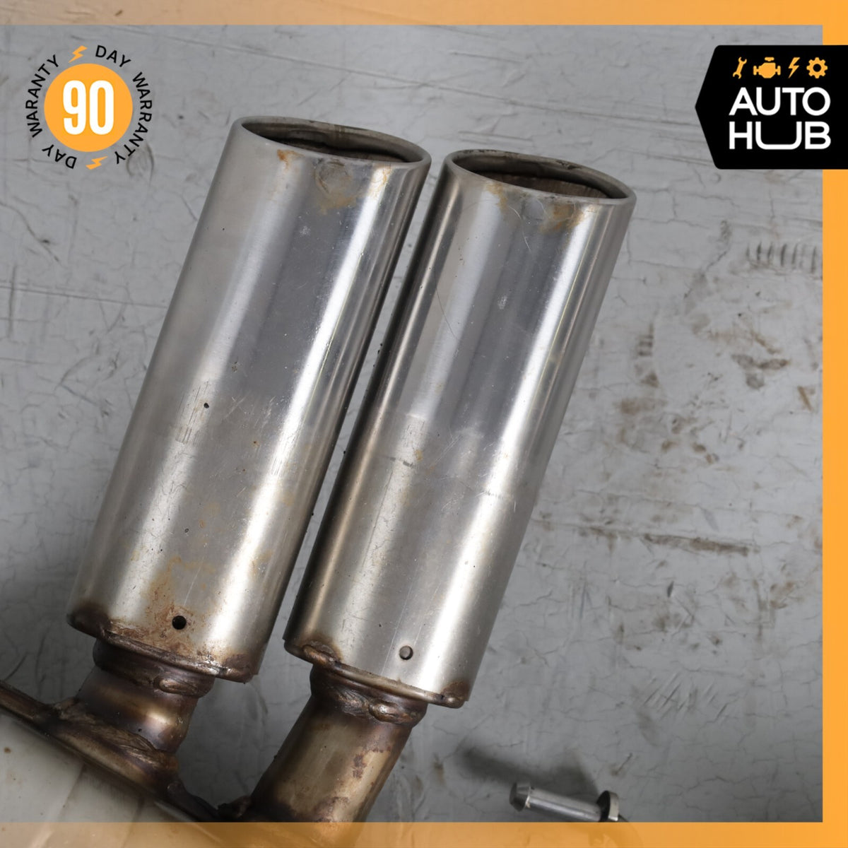 02-07 Maserati M138 Coupe 4200 Exhaust Muffler Quad Tips Left and Right OEM 67k - photo 15