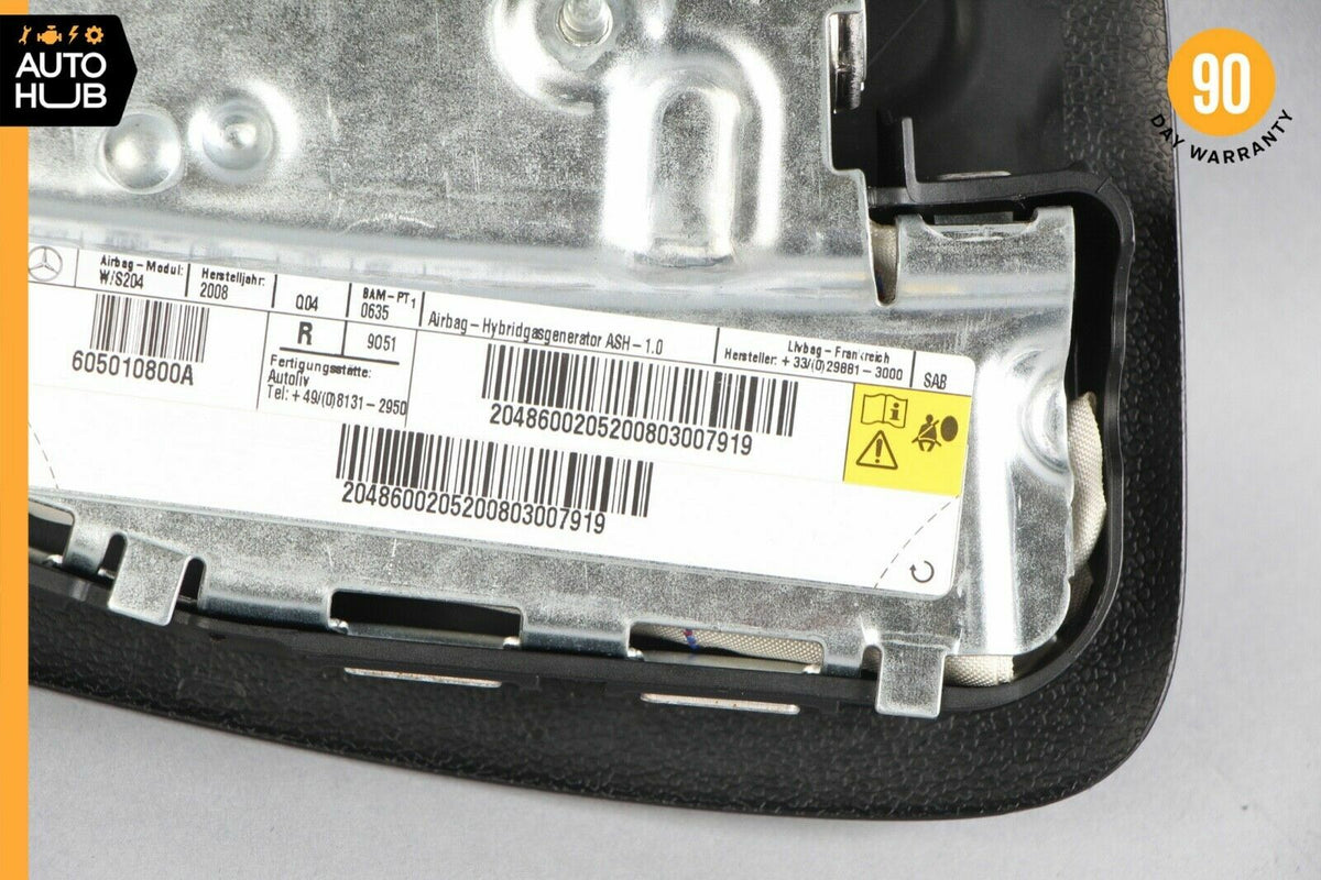 08-15 Mercedes W204 C300 GLK350 Seat Airbag Air Bag SRS Front Right Black OEM - photo 8