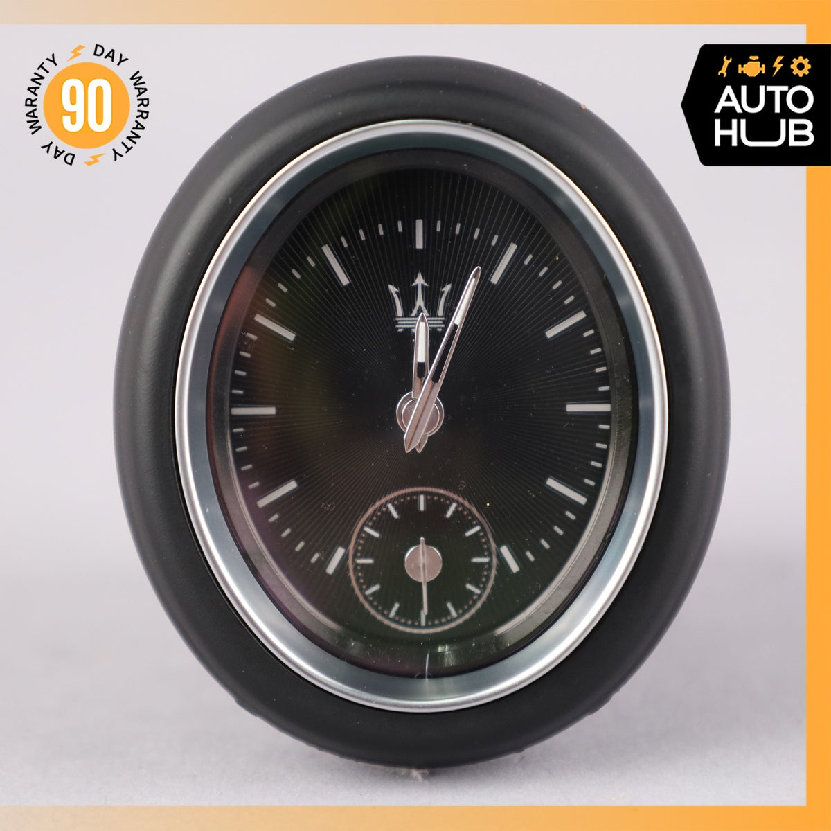 17-20 Maserati Levante M161 Center Dashboard Analog Clock OEM 89k - photo 4
