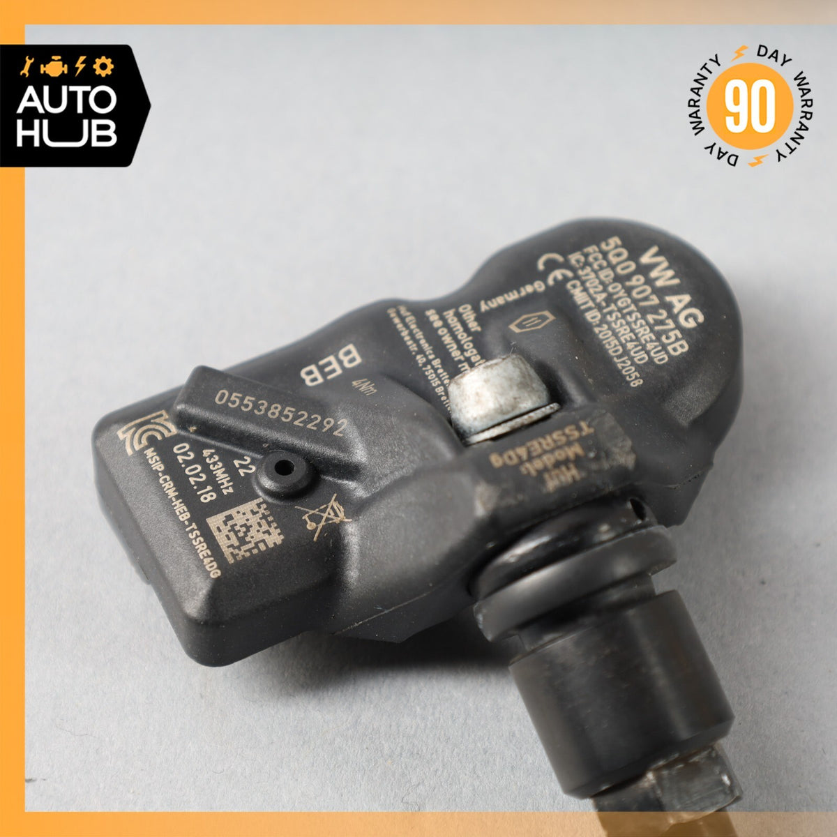 2018 Porsche Panamera 971 4S TPMS Tire Pressure Sensor Set of 2 OEM 6k MILES - photo 2