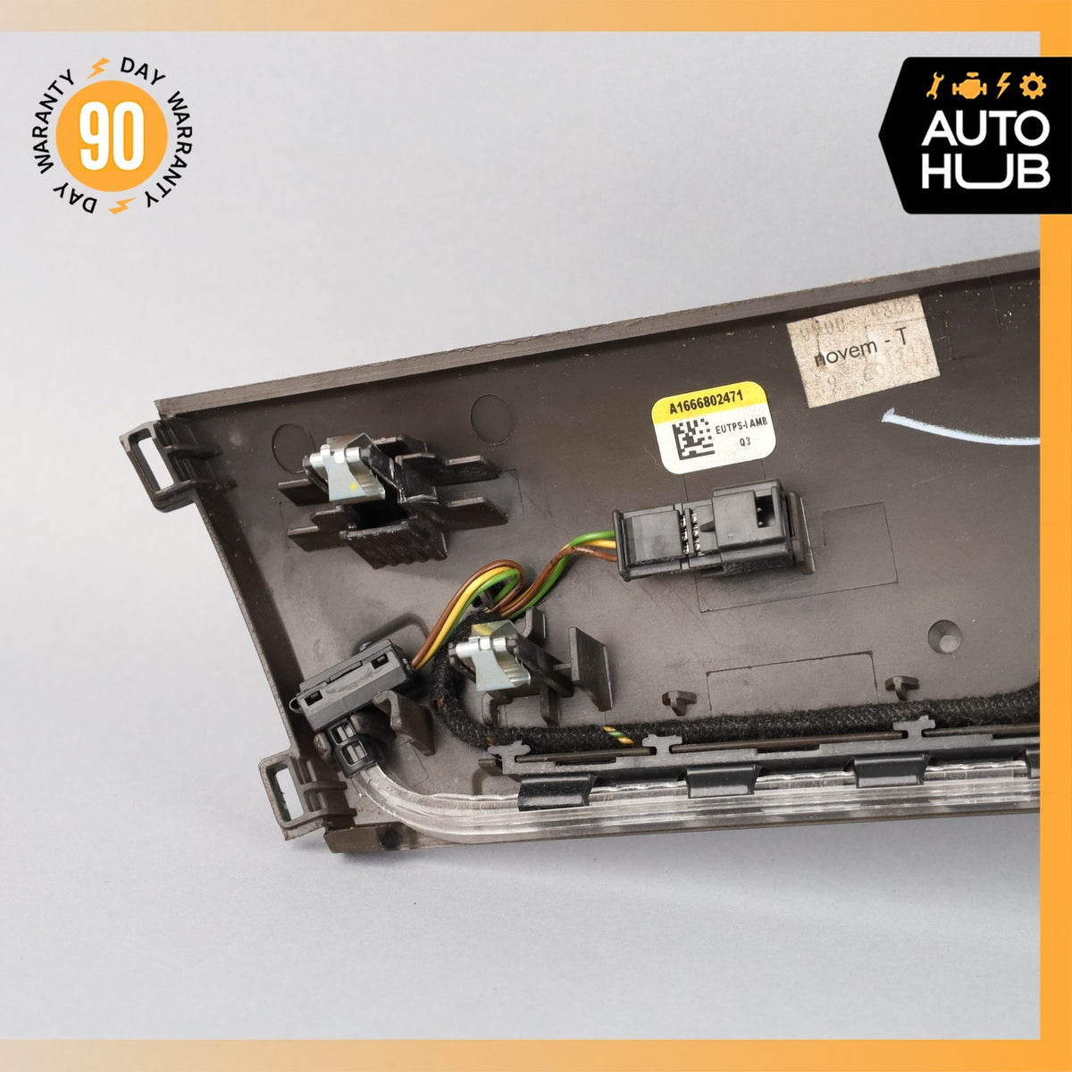 12-16 Mercedes W166 ML350 GL450 GL550 Center Console Control Trim Bezel Wood OEM - photo 11