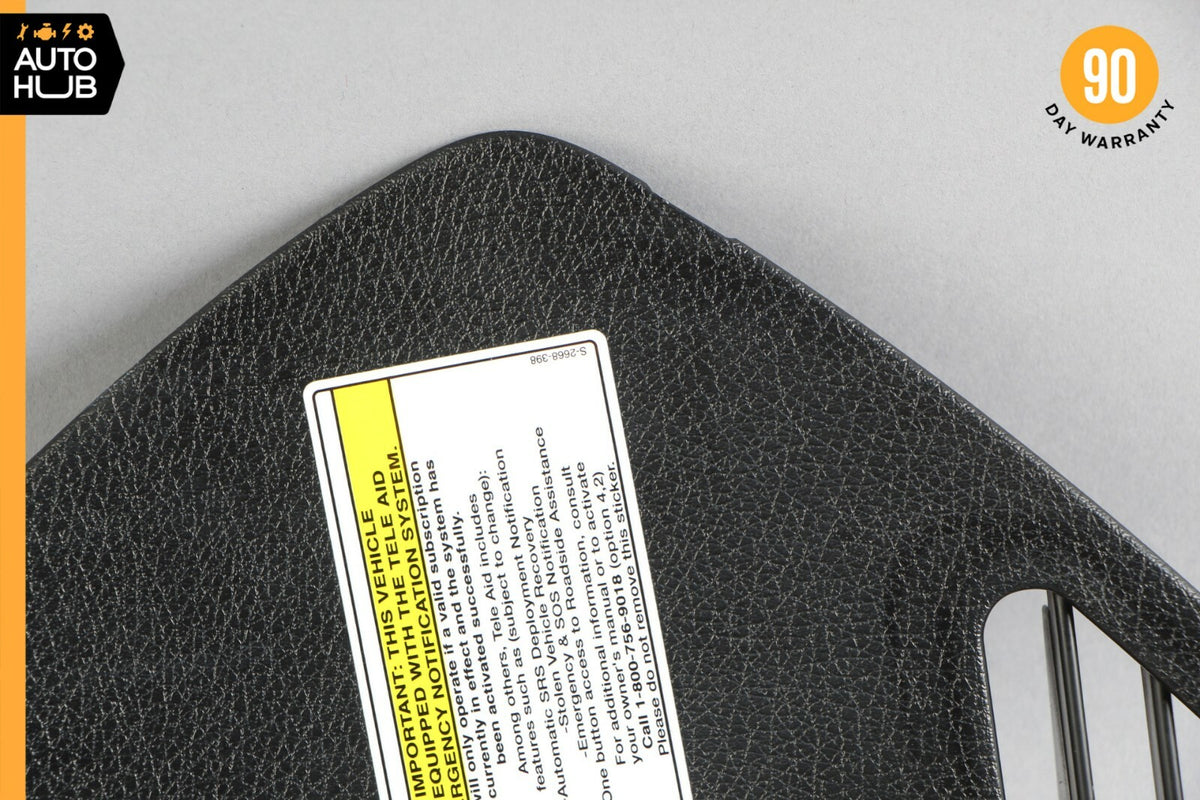 07-09 Mercedes W211 E63 AMG E350 E320 Left Dashboard Trim Cover Panel Black OEM - photo 3