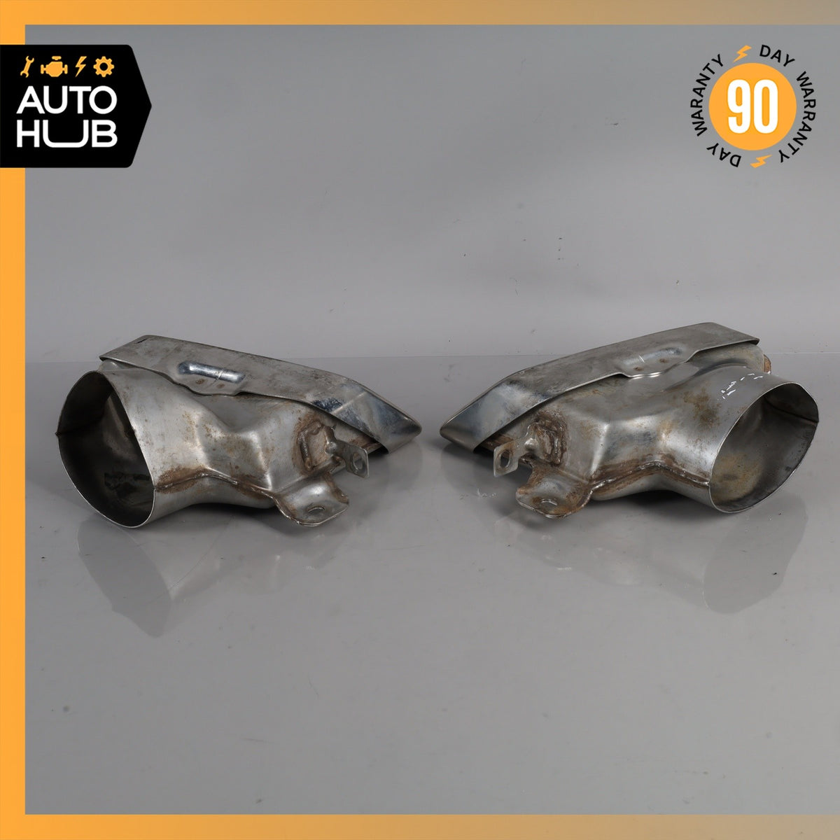 Mercedes W207 E550 E350 Exhaust Mufflers Muffler Tips Set OEM - photo 13