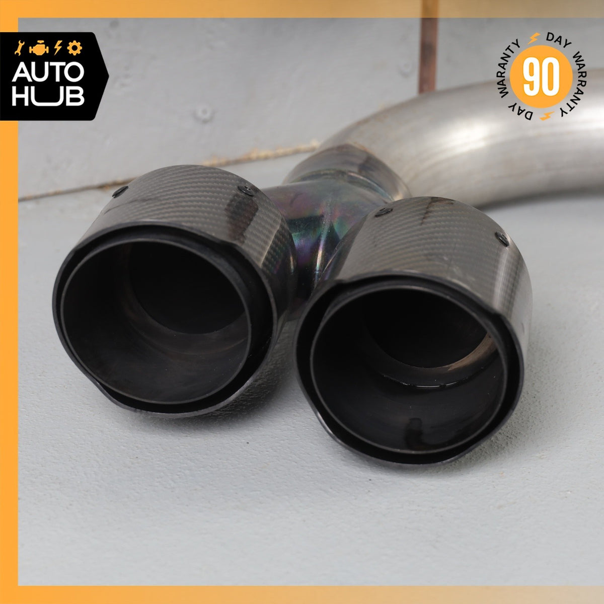 BMW F32 428i 328i Exhaust Pipe Tips Carbon Fiber Aftermarket - photo 7
