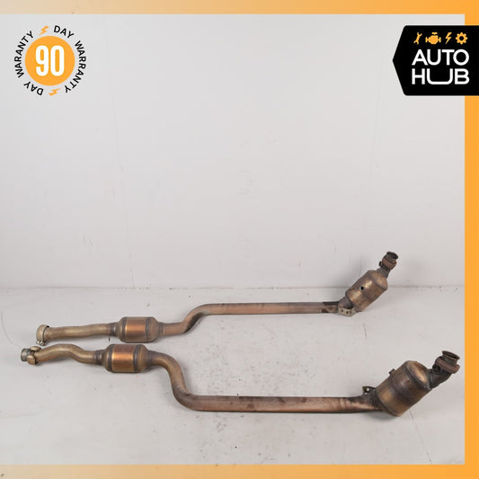 10-11 Mercedes W212 E350 RWD M272 PZEV Engine Exhaust Downpipe Set OEM - photo 1