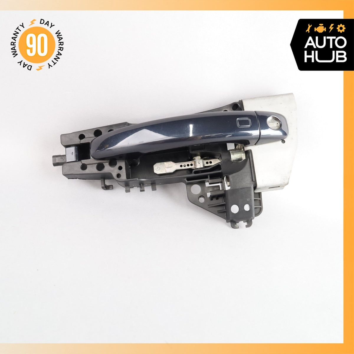 Audi B8 S4 Left Driver Exterior Door Handle w/ Keyless Go Blue 8T0837885B OEM - photo 6