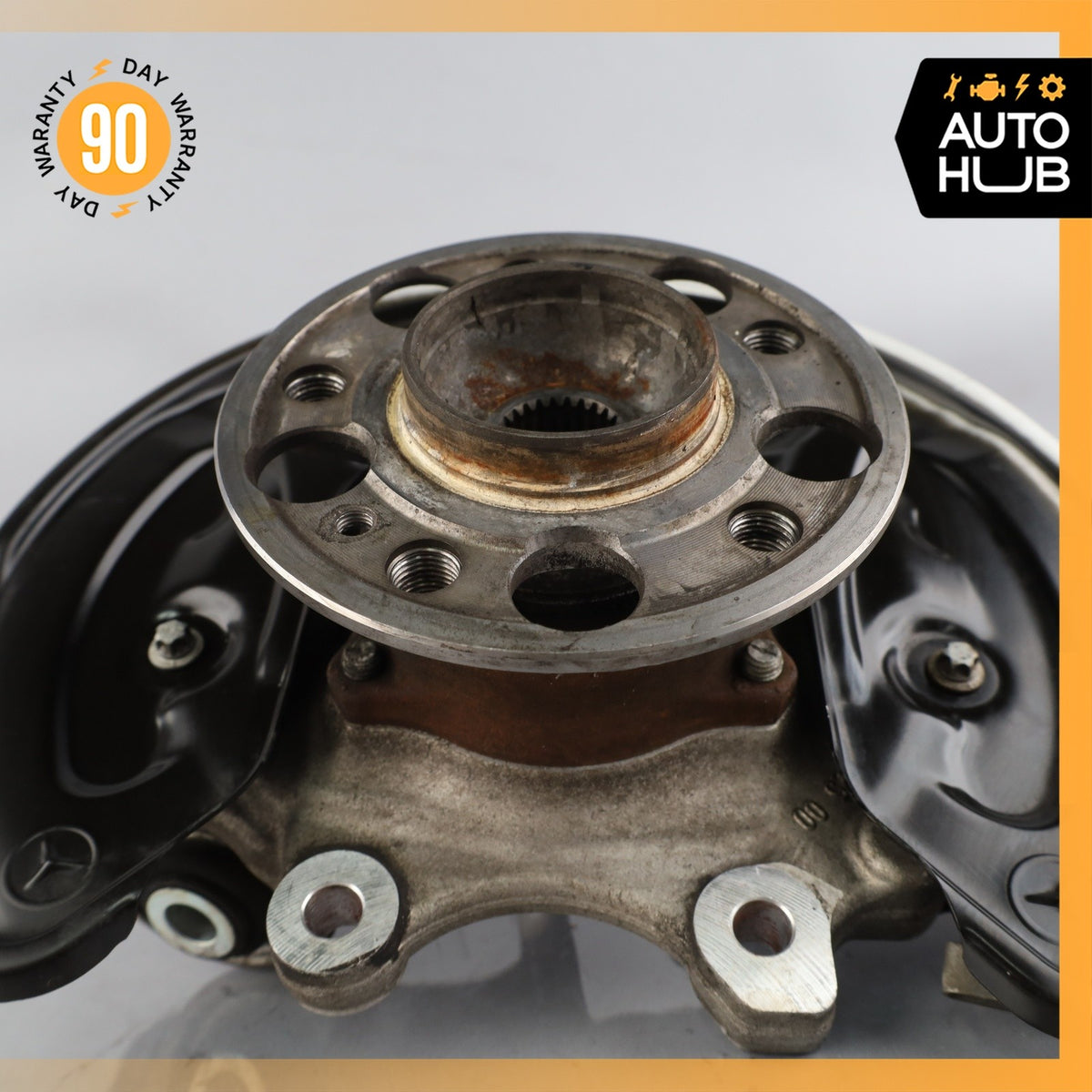 17-20 Mercedes W213 E300 E350 Rear Left Side Spindle Knuckle Hub OEM 84k - photo 7