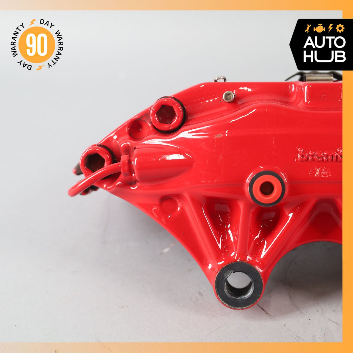 03-04 Aston Martin DB7 Vantage Front Brake Caliper Set Red 28124629AA OEM 35k - photo 9