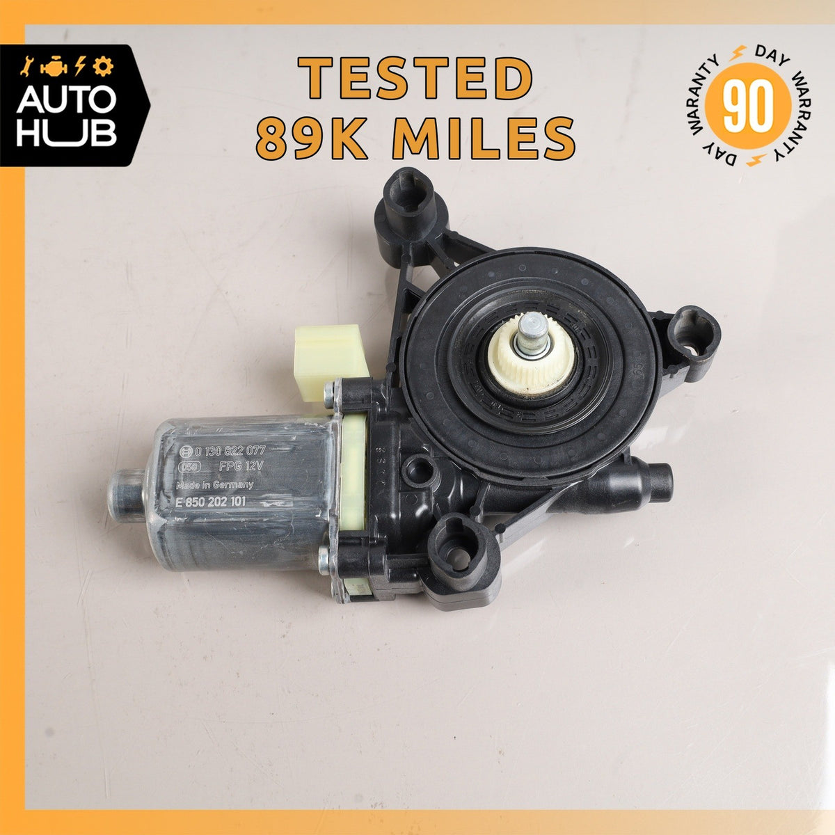 15-18 Porsche Macan 95B Front Left Driver Window Regulator Motor OEM 89k - photo 1