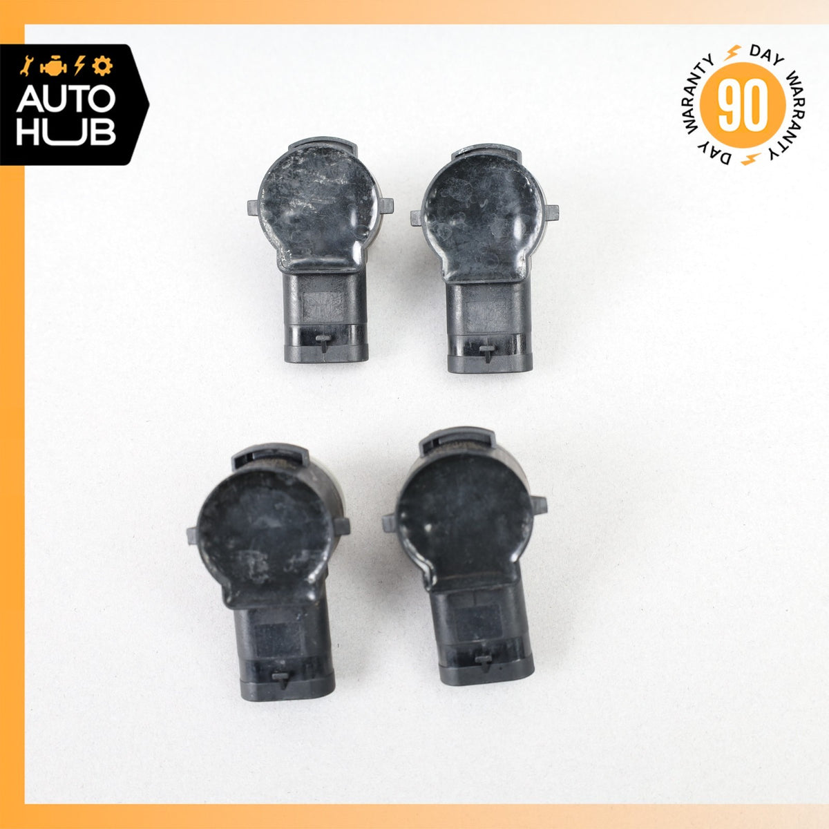15-18 Porsche Macan Cayenne Front Bumper Parking Assist Sensor PDC Set OEM 88k - photo 8