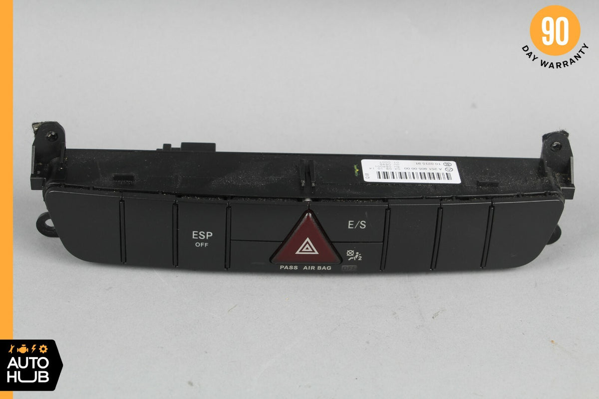 06-13 Mercedes W251 R350 R500 Center Dashboard Hazard ESP Control Switch OEM - photo 1