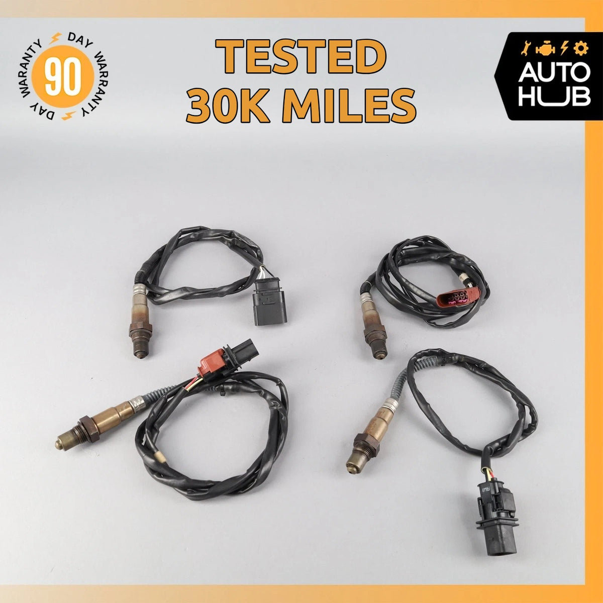 12-18 Bentley GT Flying Spur 6.0L Oxygen O2 Sensor Lambda Set 07C906262CH OEM - photo 1