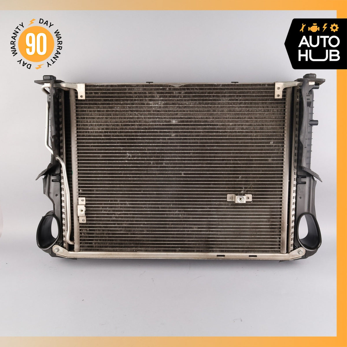 00-06 Mercedes W215 CL500 S430 Engine Cooling Radiator AC Air A/C Condenser OEM - photo 2