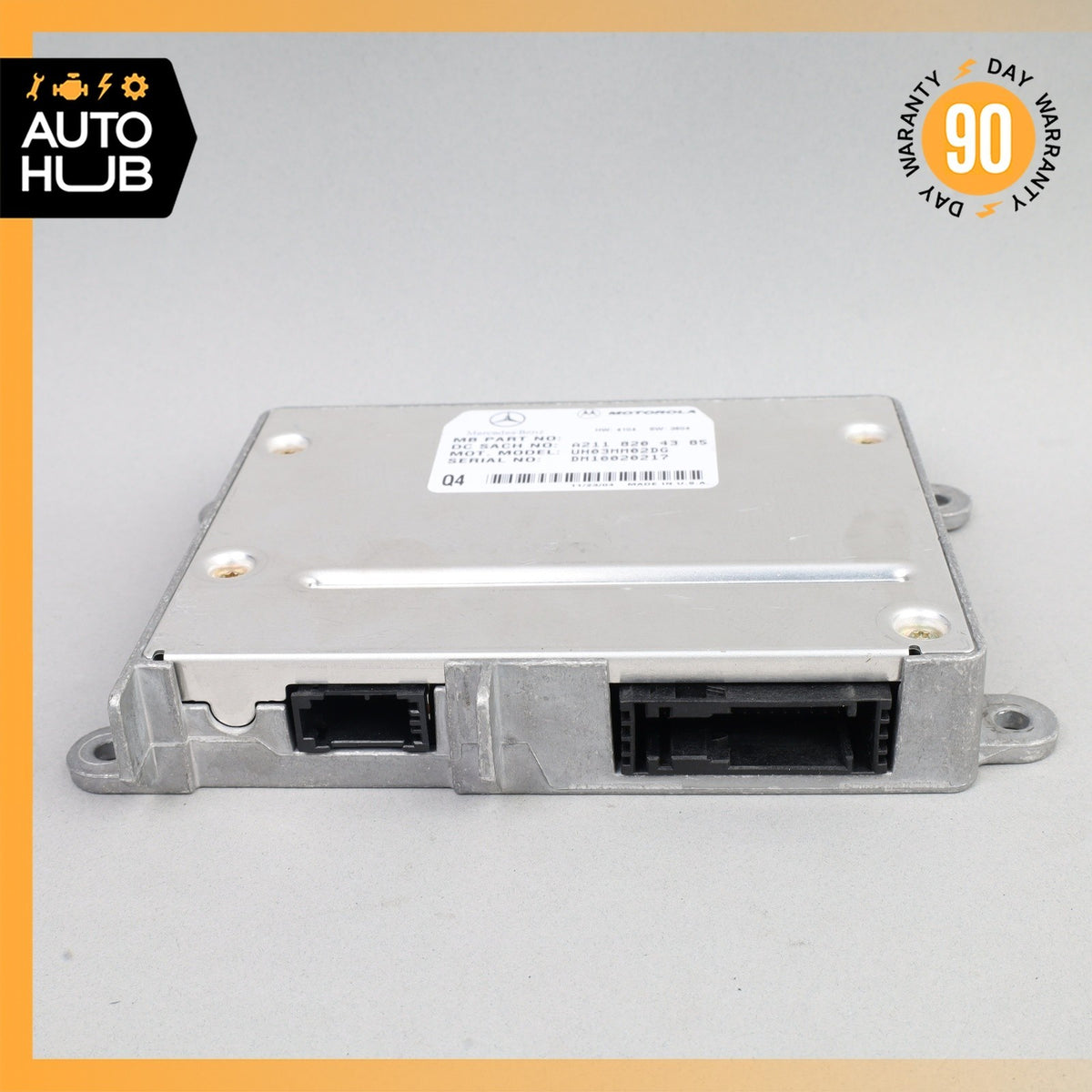 03-11 Mercedes W220 S350 CLK350 Motorola Bluetooth Communication Module OEM - photo 3