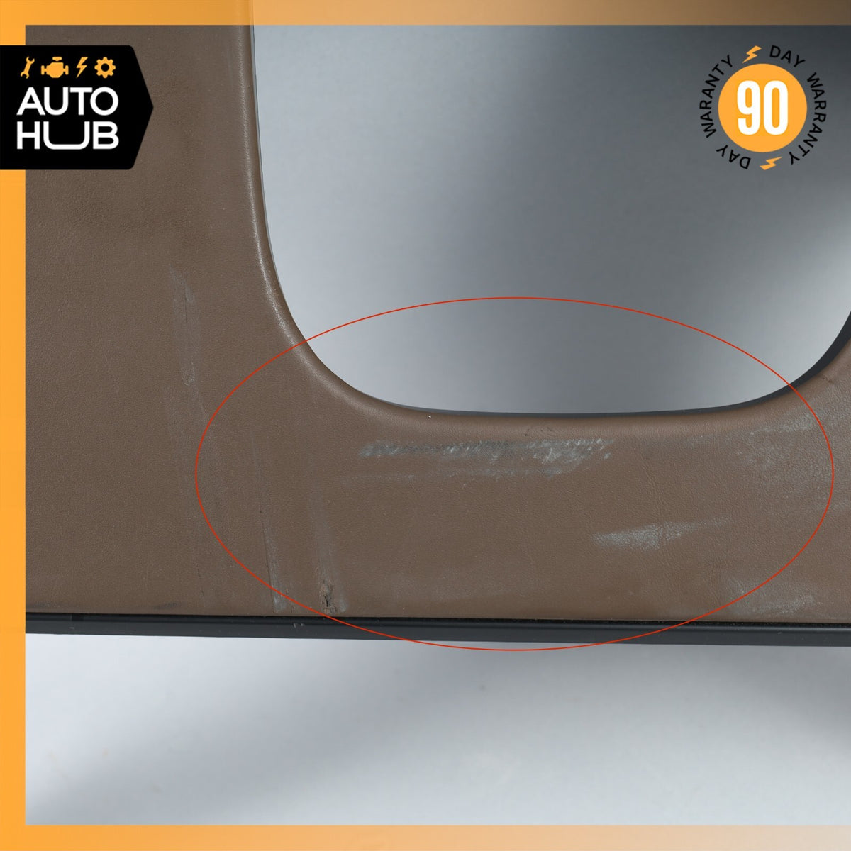 17-22 Porsche Panamera 971 4S Left Driver Side Knee Panel Brown OEM 6k - photo 7
