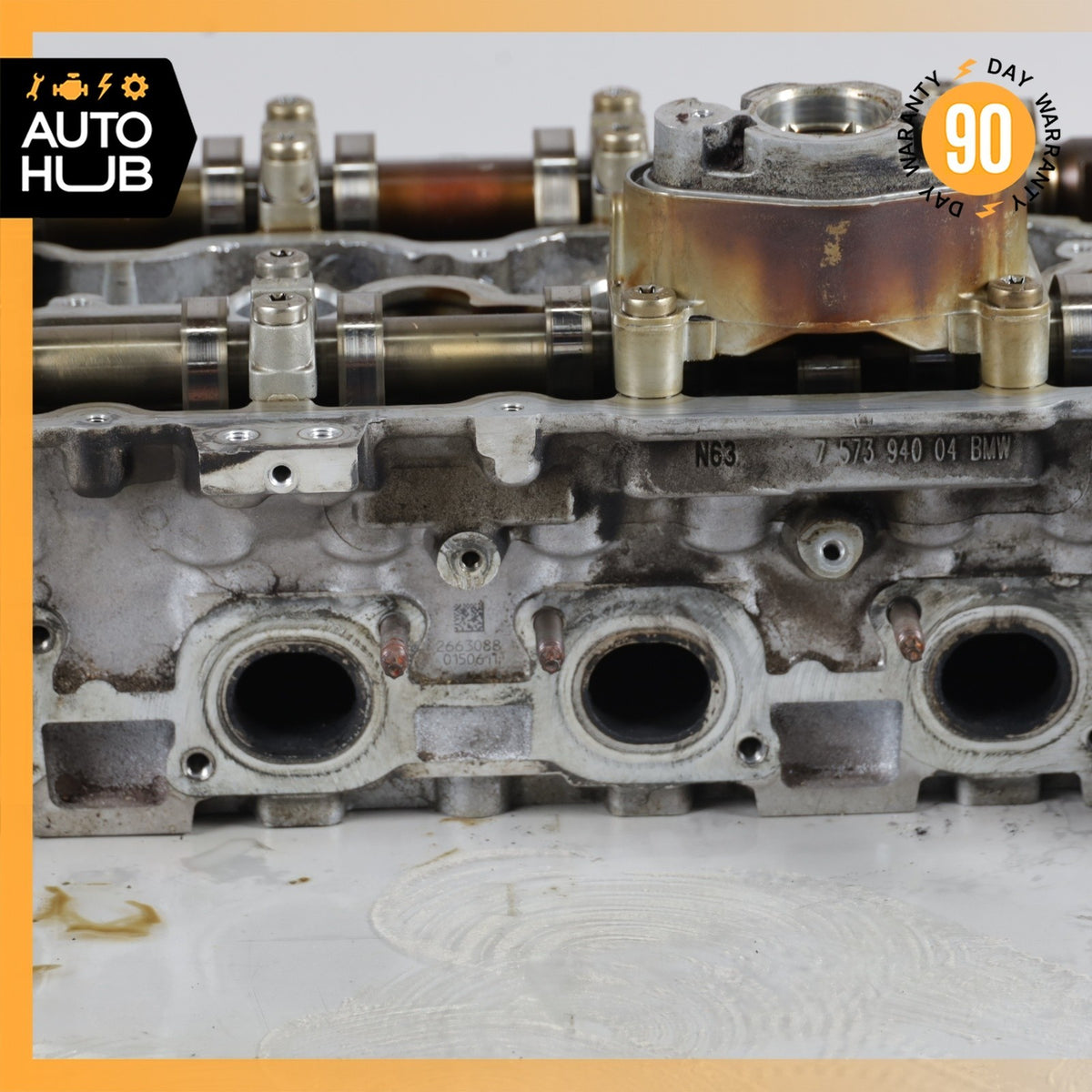08-14 BMW E70 X5 X6 550i 650i 4.4L N63 Left Driver Side Engine Cylinder Head OEM - photo 16