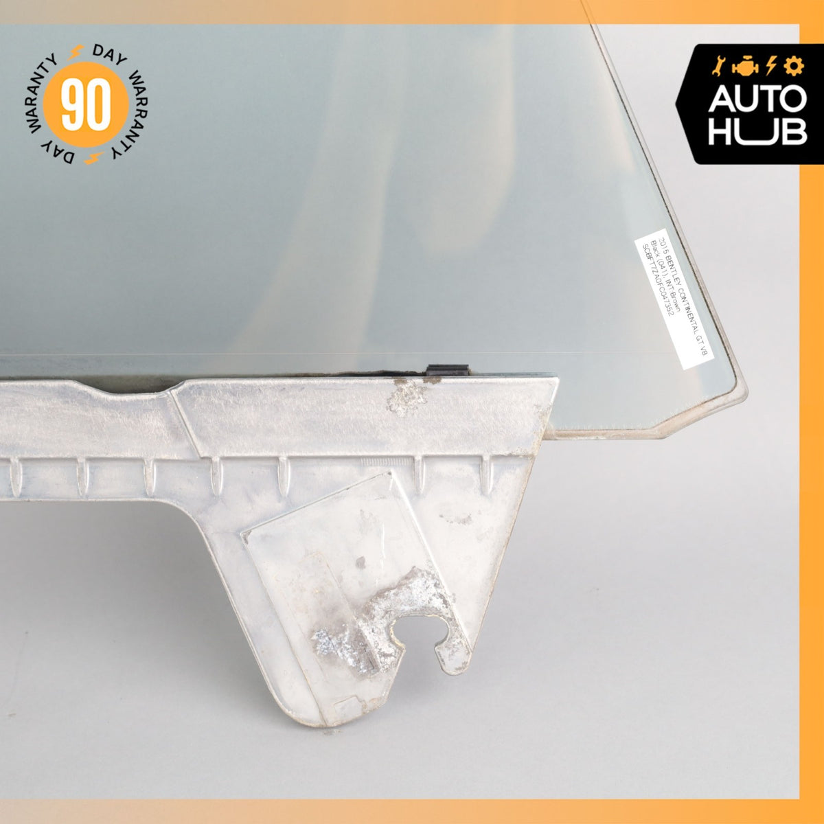 12-17 Bentley Continental GT Coupe Front Left Driver Door Window Glass OEM - photo 19