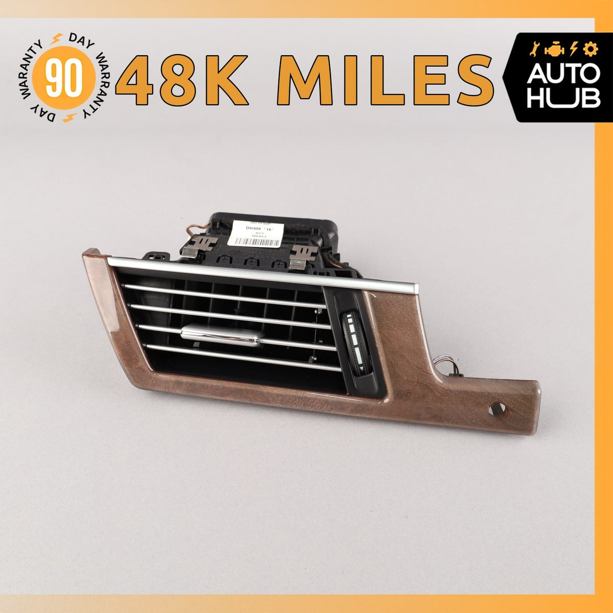 10-13 Mercedes W212 E350 Dashboard Dash AC A/C Air Vent Left Trim Wood OEM 48k - photo 1