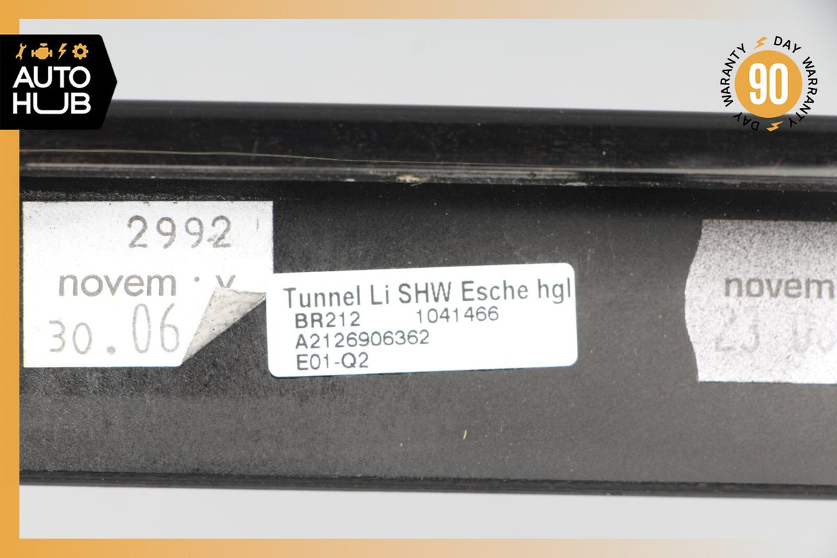 10-16 Mercedes W212 E350 E400 E550 Left Side Center Console Trim Strip Wood OEM - photo 9
