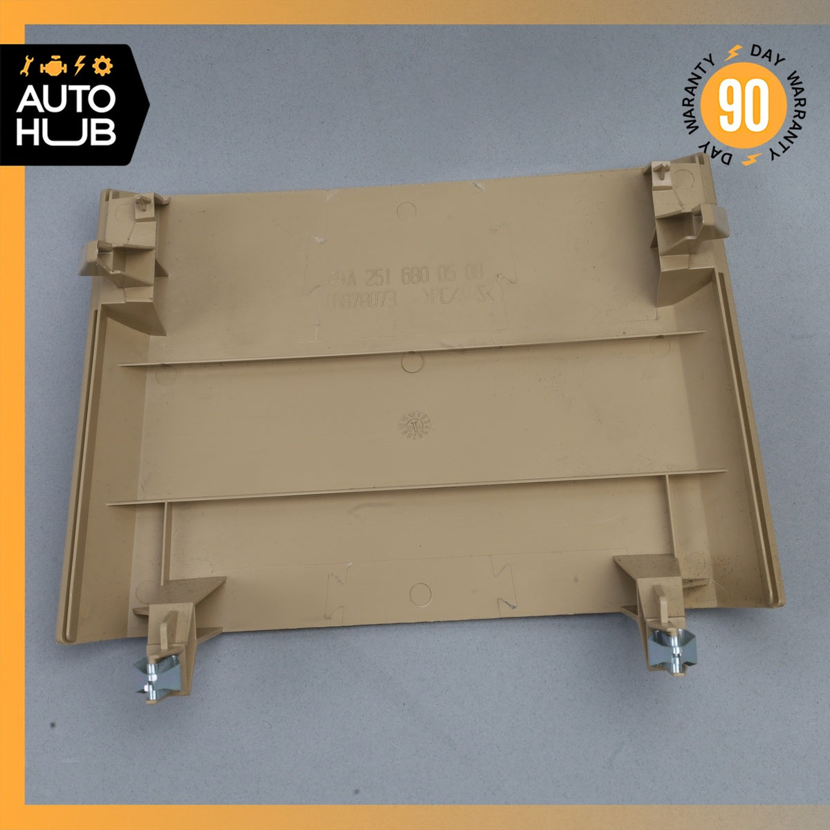 06-13 Mercedes W251 R350 R320 R500 Rear Console Storage Cover Panel Trim OEM - photo 2