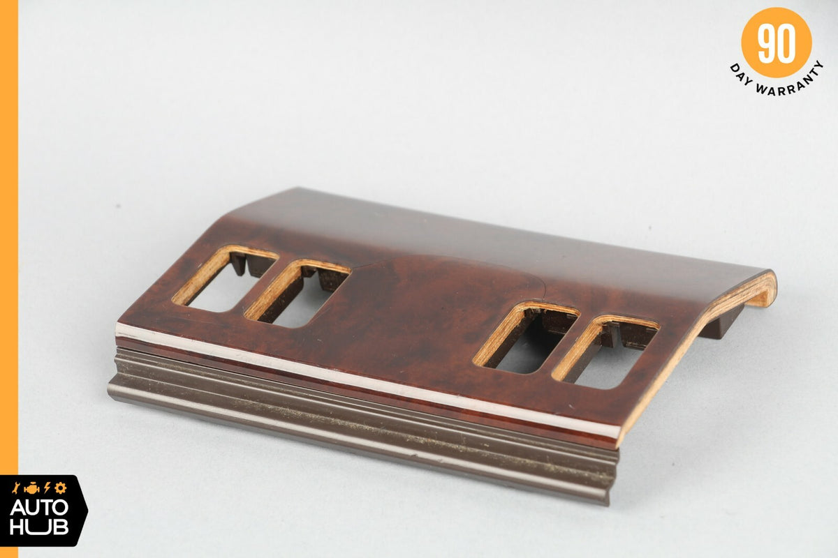 93-99 Mercedes W140 CL600 S500 S600 Coupe Rear Window Switch Trim Bezel Wood OEM - photo 1
