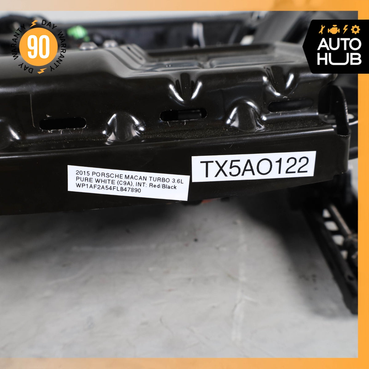 Porsche Macan Turbo 95B Lower Seat Track Rail Frame Front Right Side OEM 64k - photo 13