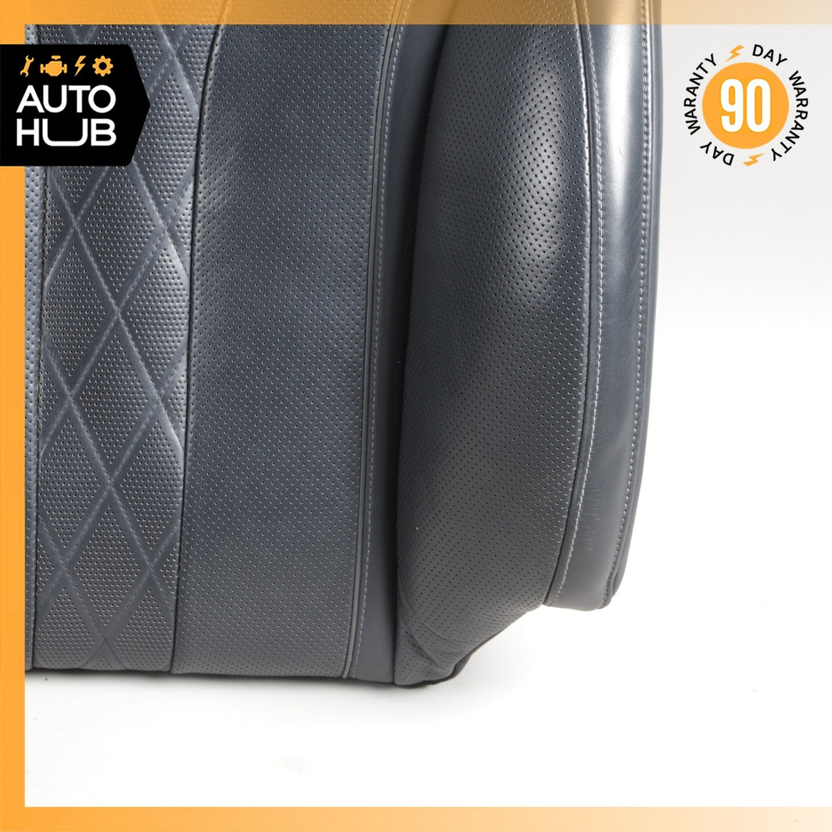 Mercedes W222 S550e S600 Front Left Seat Upper Back Cushion Exclusive Black OEM - photo 4