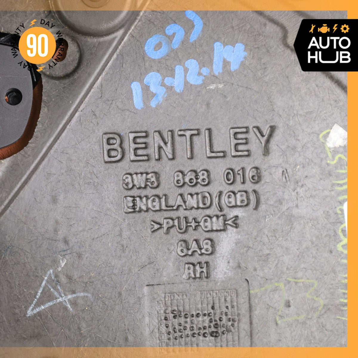12-16 Bentley Continental GT Right Passenger Side Interior Door Panel OEM - photo 22