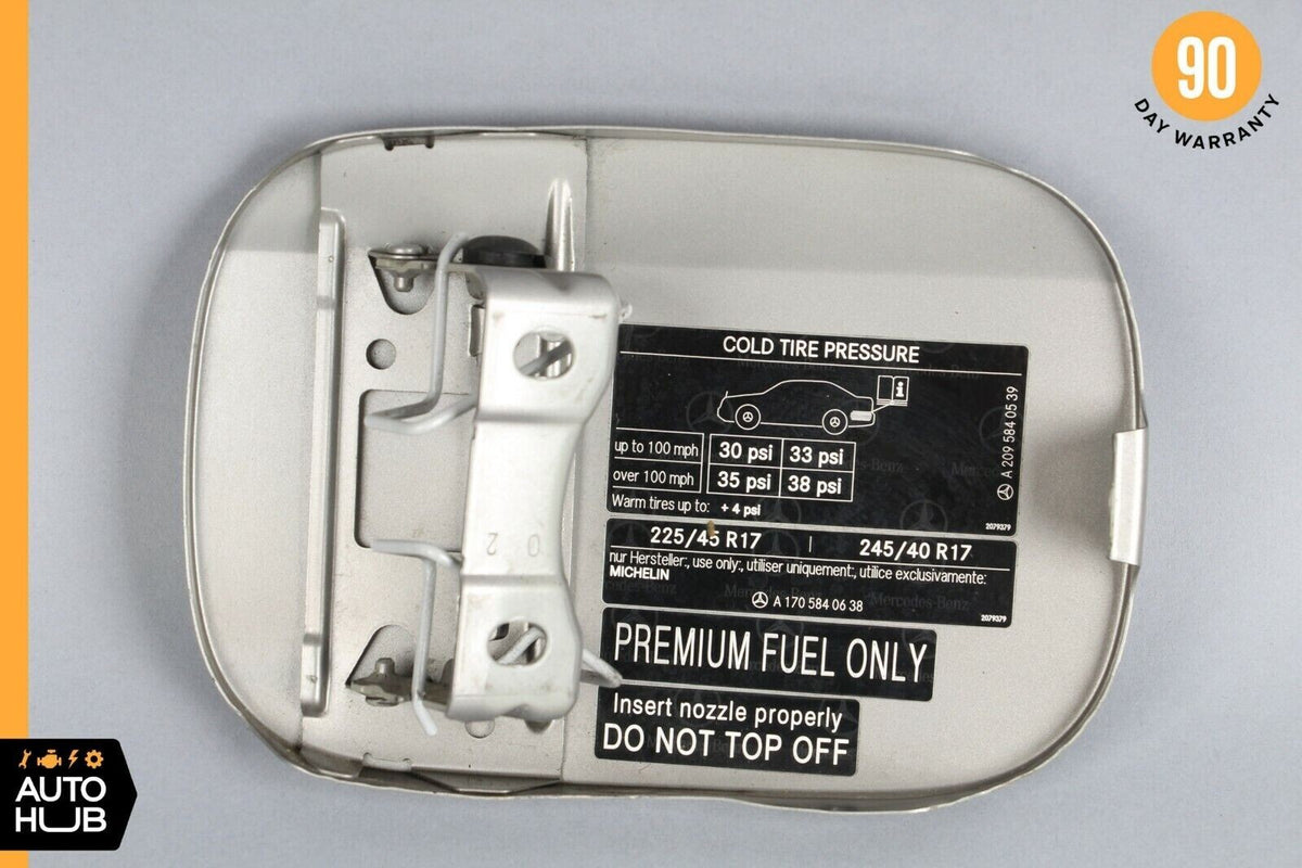 04-09 Mercedes W209 CLK500 CLK320 Coupe Fuel Gas Tank Filler Door Lid OEM - photo 6
