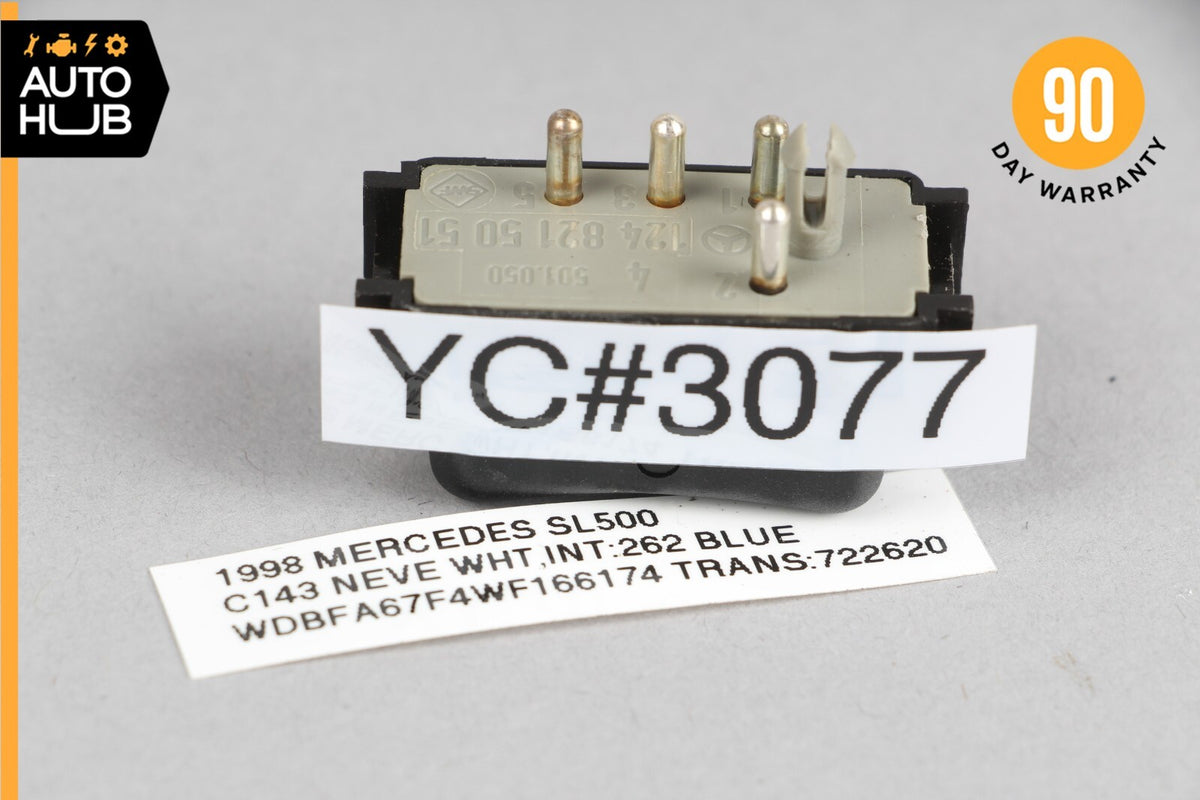 90-02 Mercedes R129 SL500 300SL Central Locking Switch Button 1248215051 OEM - photo 8