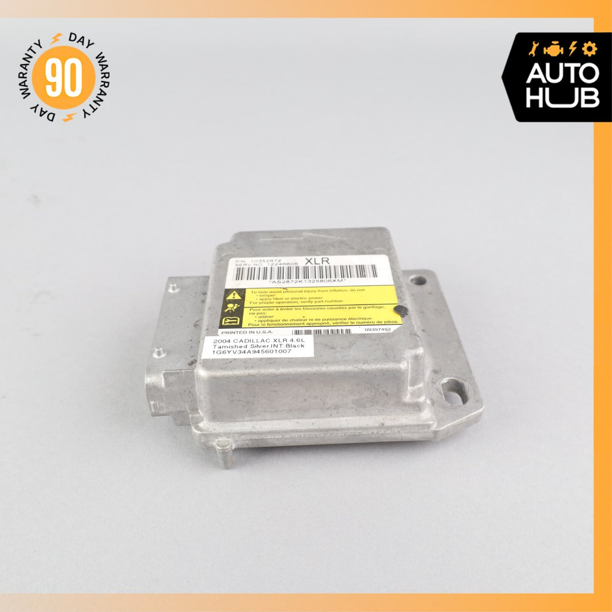 2004 Cadillac XLR Safety Air Restraint Bag Control Module 10352872 OEM - photo 2