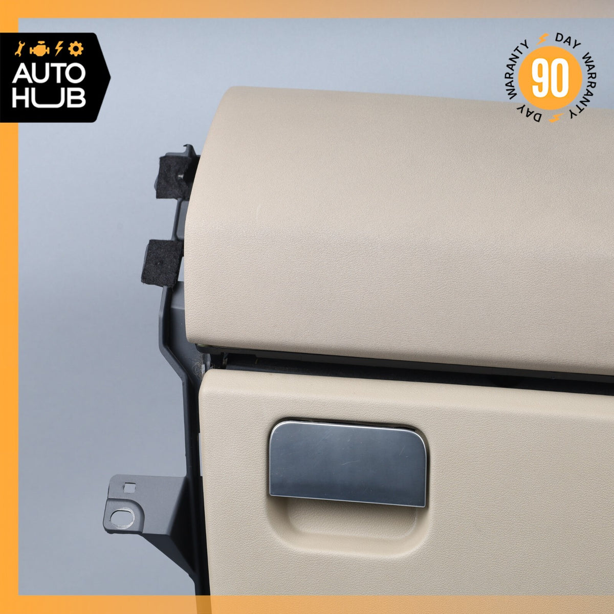 10-16 Land Rover LR4 HSE Dashboard Glove Box Compartment Beige OEM - photo 2