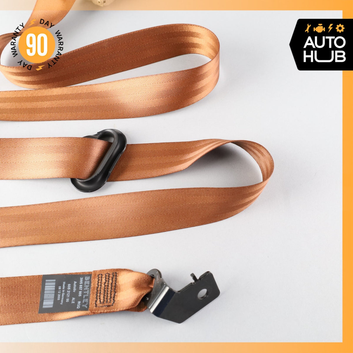 06-13 Bentley Continental Flying Spur Rear Left Driver Side Seat Belt OEM 58k - photo 10