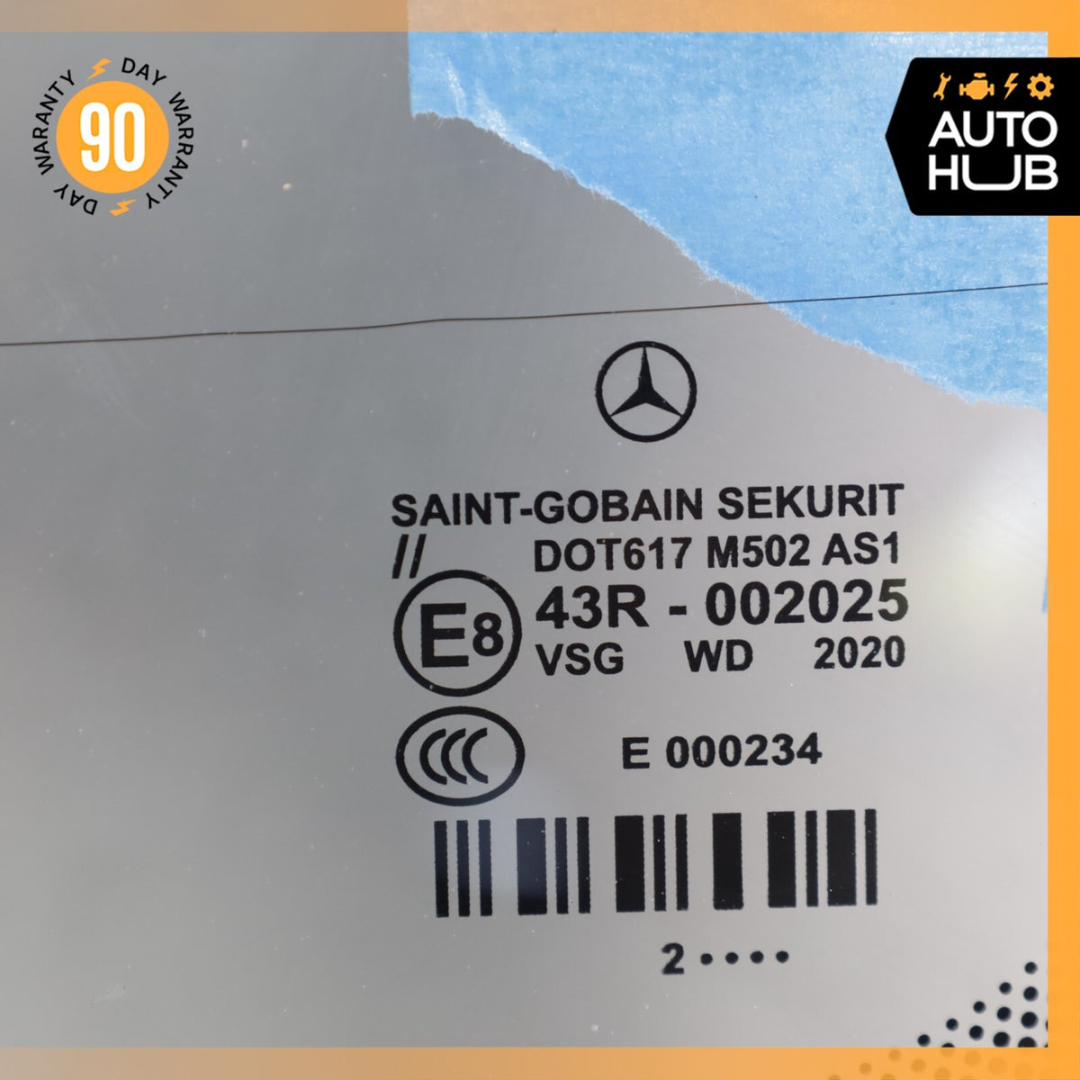 09-12 Mercedes R230 SL550 SL600 SL63 Front Windshield Wind Shield Glass OEM 62k - photo 16