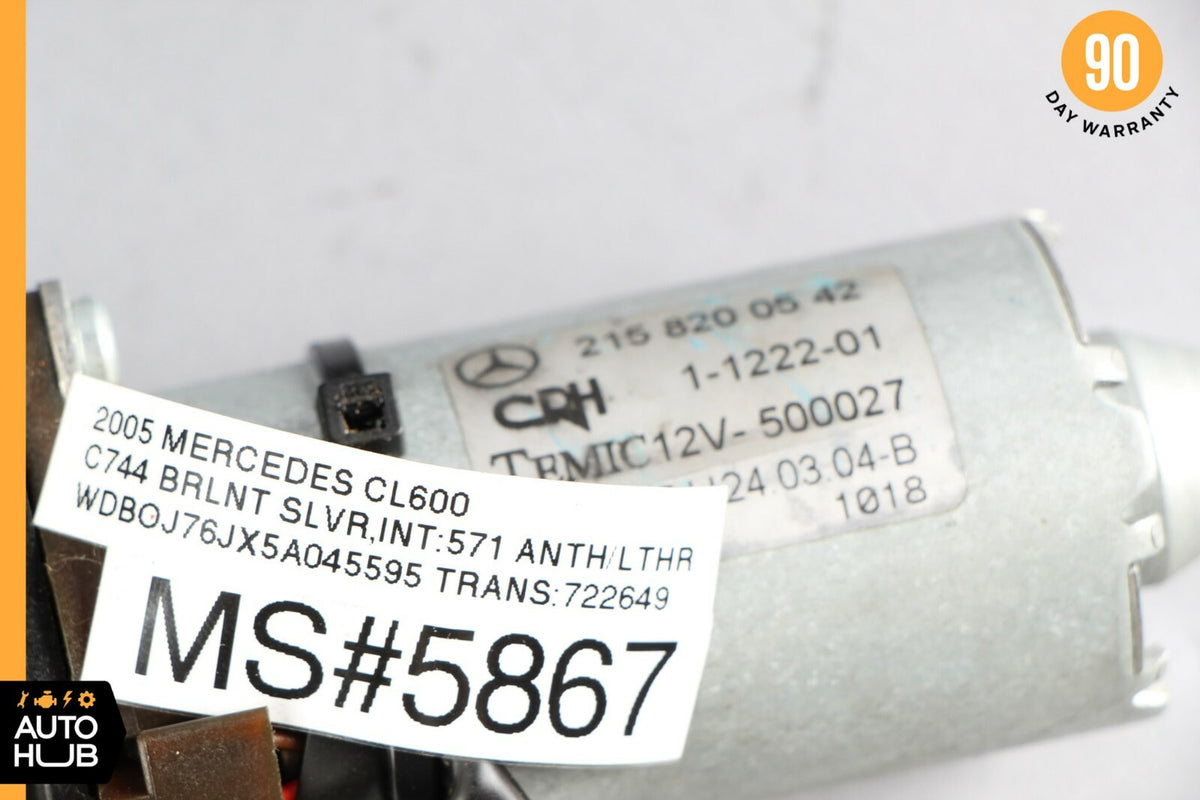 03-12 Mercedes R230 SL500 SL550 SL600 Front Right Seat Adjust Motor Set OEM - photo 12