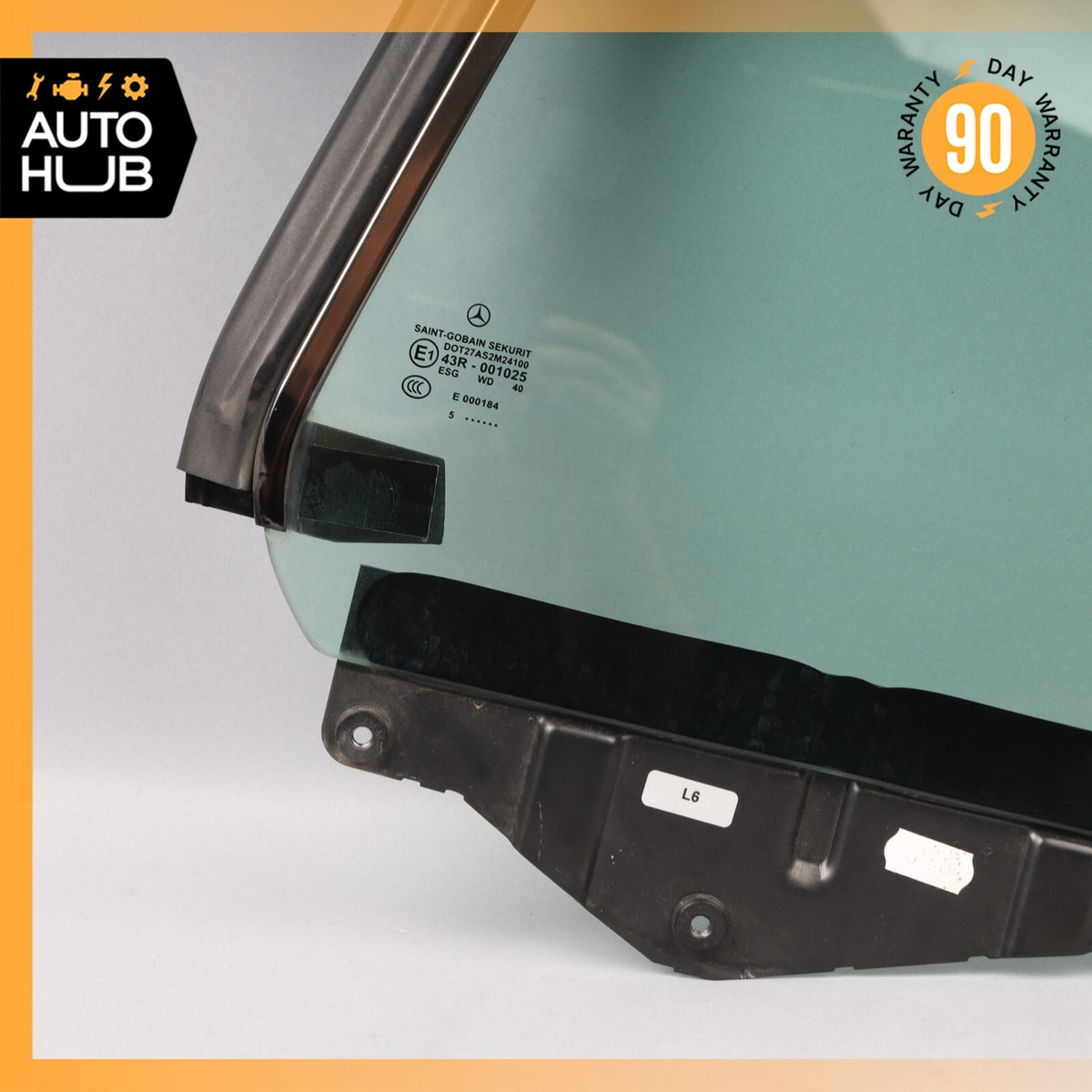 03-12 Mercedes R230 SL500 SL55 AMG Rear Left Side Quarter Window Glass OEM - photo 2
