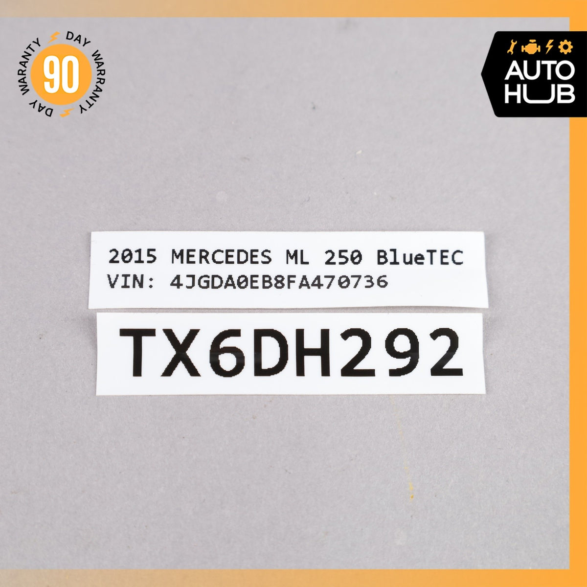 12-16 Mercedes W166 ML250 Rear Trunk Tailgate Release Open Handle w/ Camera OEM - photo 16