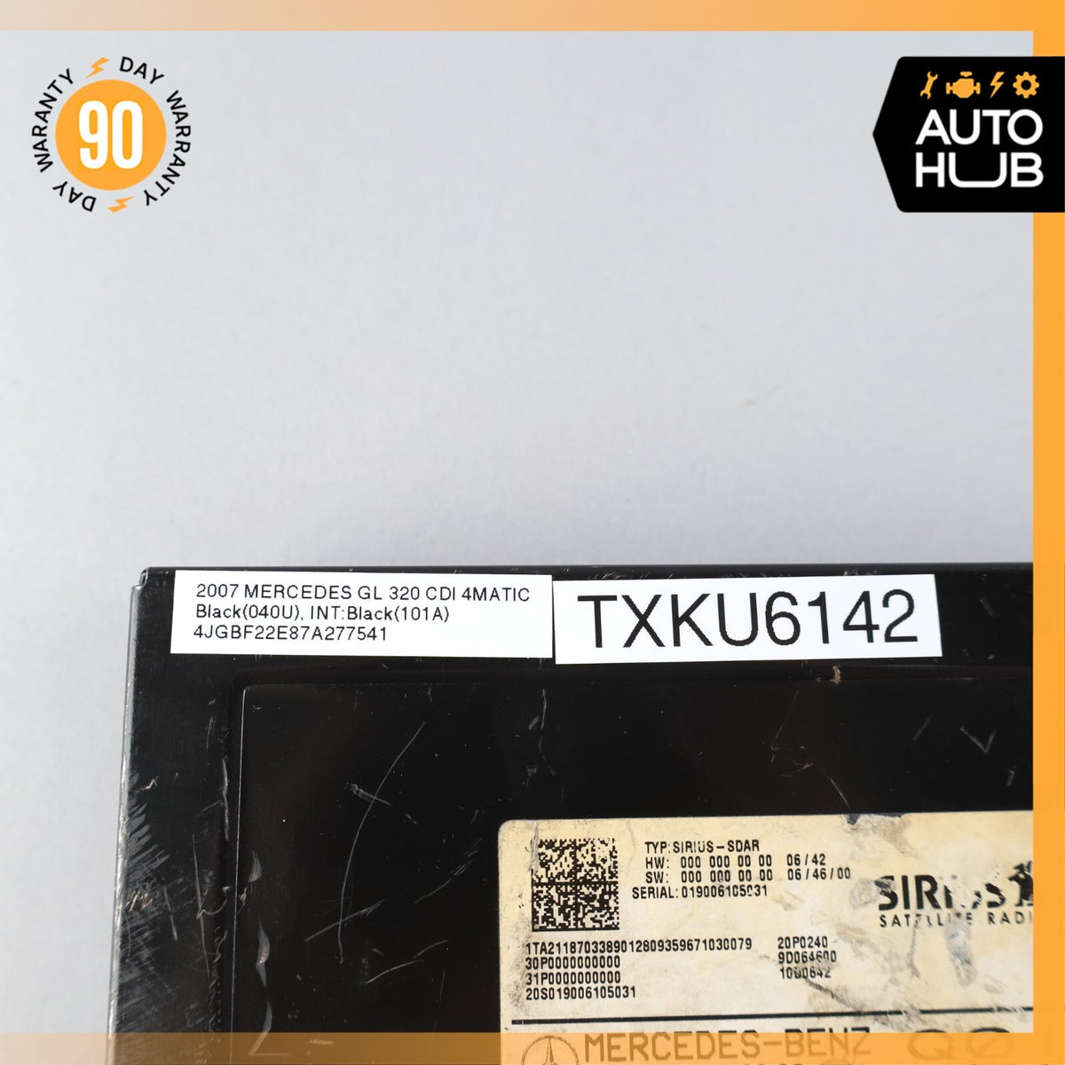 03-09 Mercedes X164 GL320 SL500 Sirius Satellite Radio Receiver 2118703389 OEM - photo 8