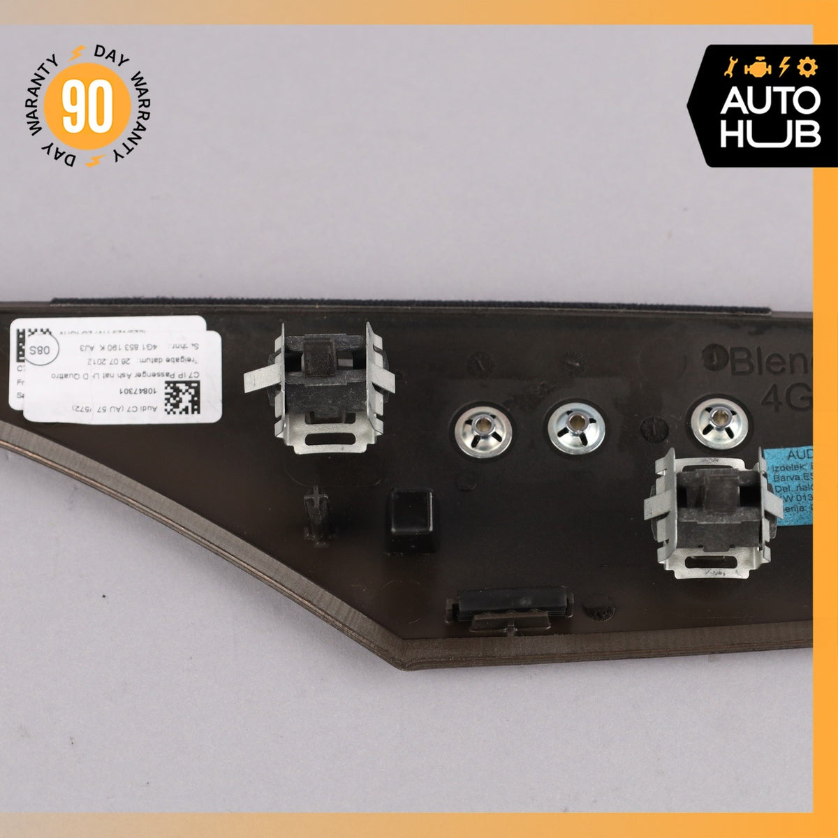 12-18 Audi C7 A6 Right Dash Panel Trim OEM 75k - photo 12
