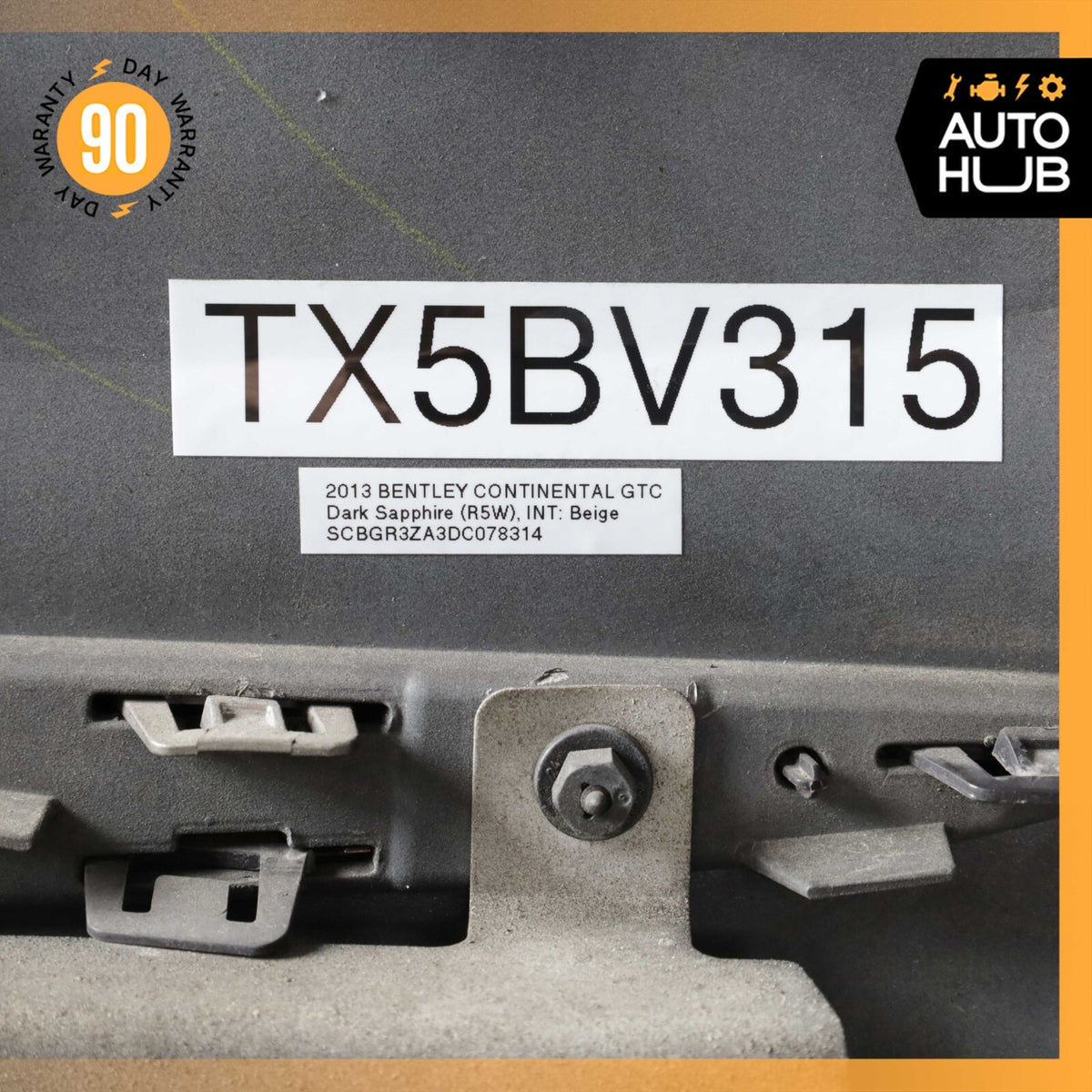 12-15 Bentley Continental GTC Rear Bumper Cover Assembly w/ Park Assist OEM 71k - photo 20