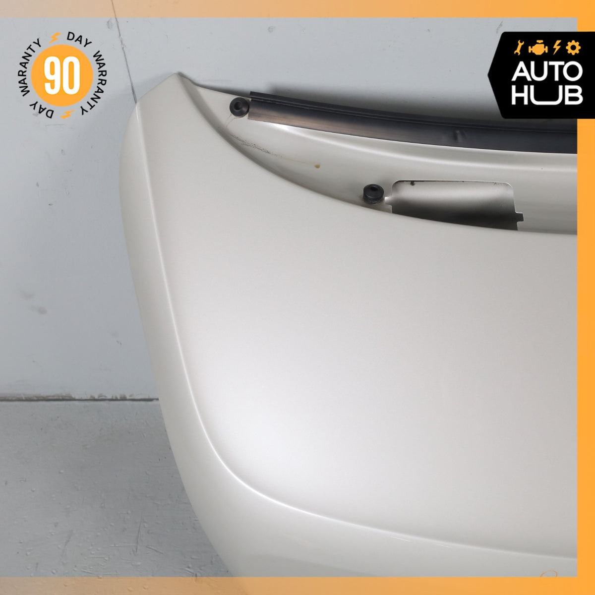 12-14 Bentley Continental GT Coupe Trunk Lid Panel Assembly White OEM 56k - photo 10