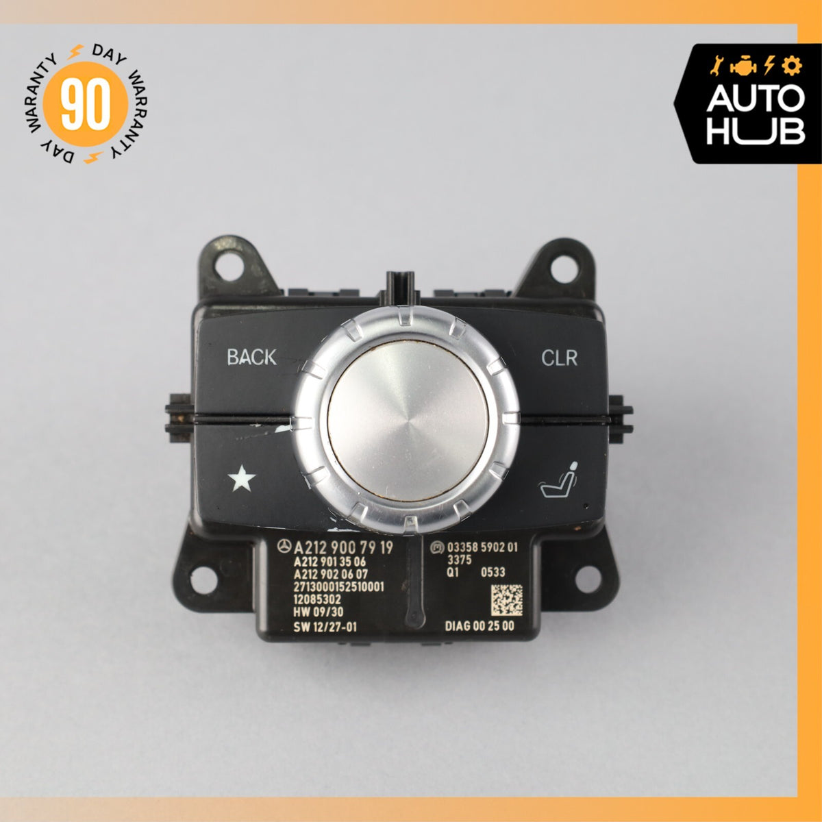 14-17 Mercedes W212 E350 E550 Console Head Unit Controller Knob Multi Switch OEM - photo 2