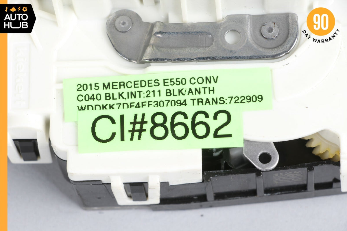 10-17 Mercedes W207 E550 E350 Front Left Side Door Lock Latch Actuator OEM 30k - photo 9