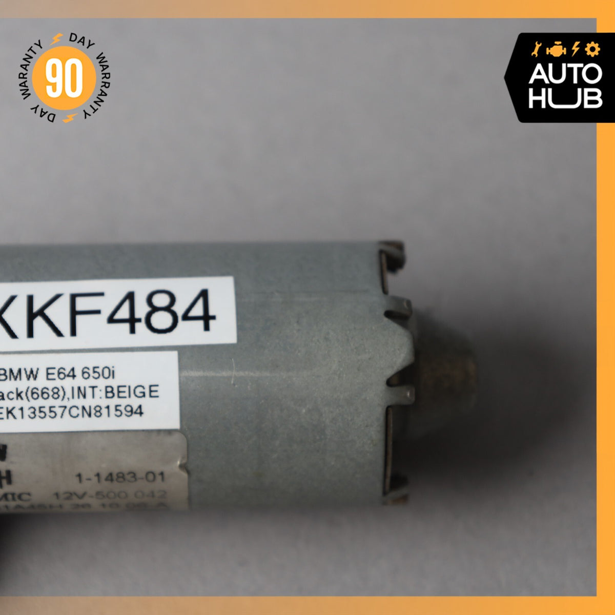 BMW E64 650i 330Ci M3 Front Right Side Seat Angle Adjustment Motor OEM 71k - photo 3