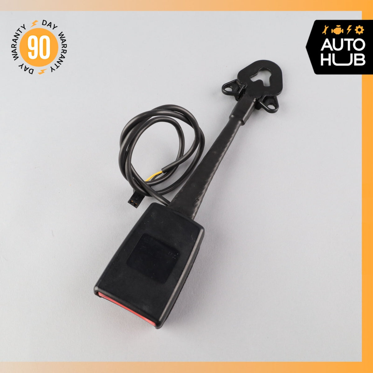 11-18 Porsche Cayenne 958 Front Left Driver Side Seat Belt Buckle Black OEM - photo 7