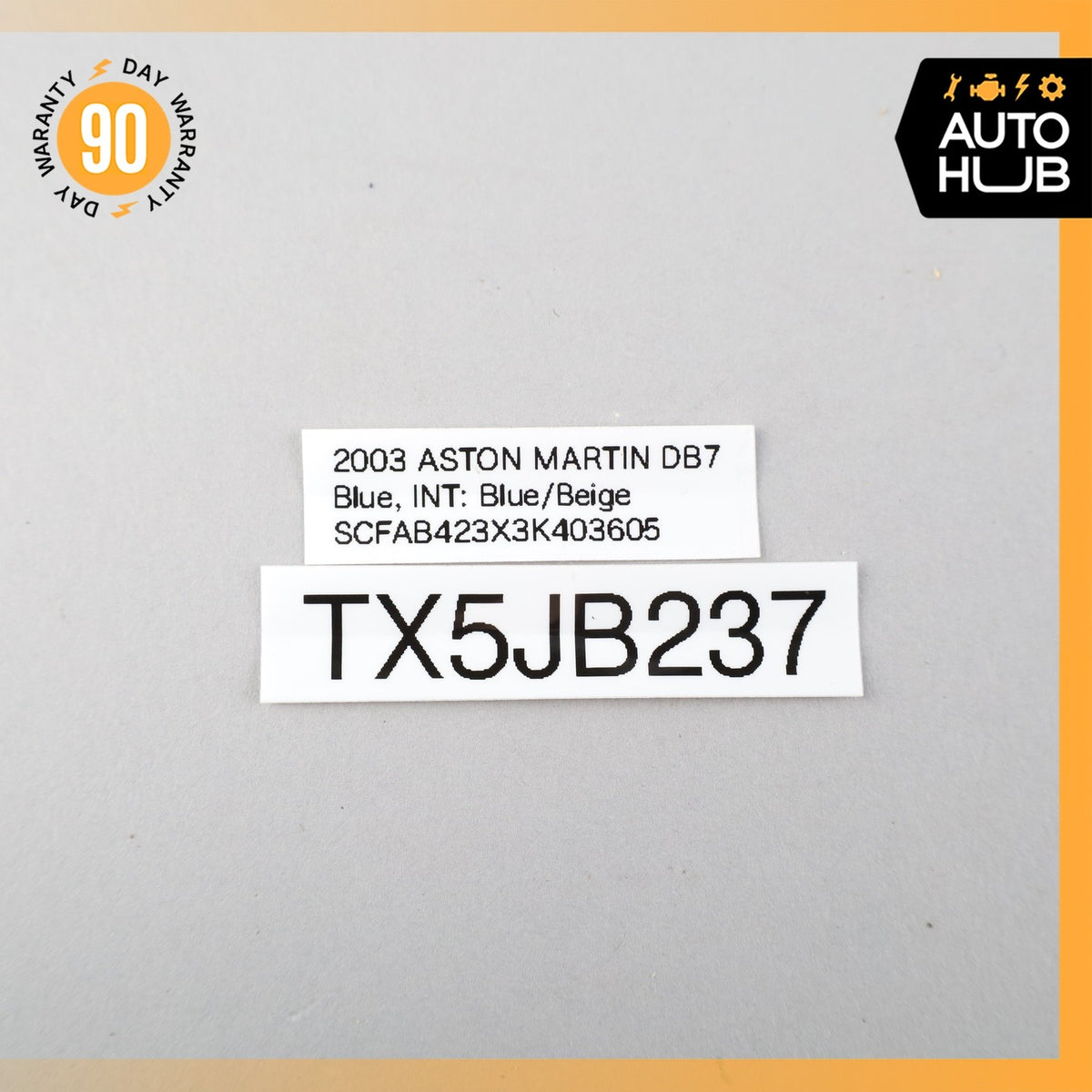 00-04 Aston Martin DB7 Vantage Right Seat Climate Vent Regulator Switch OEM 38k - photo 9