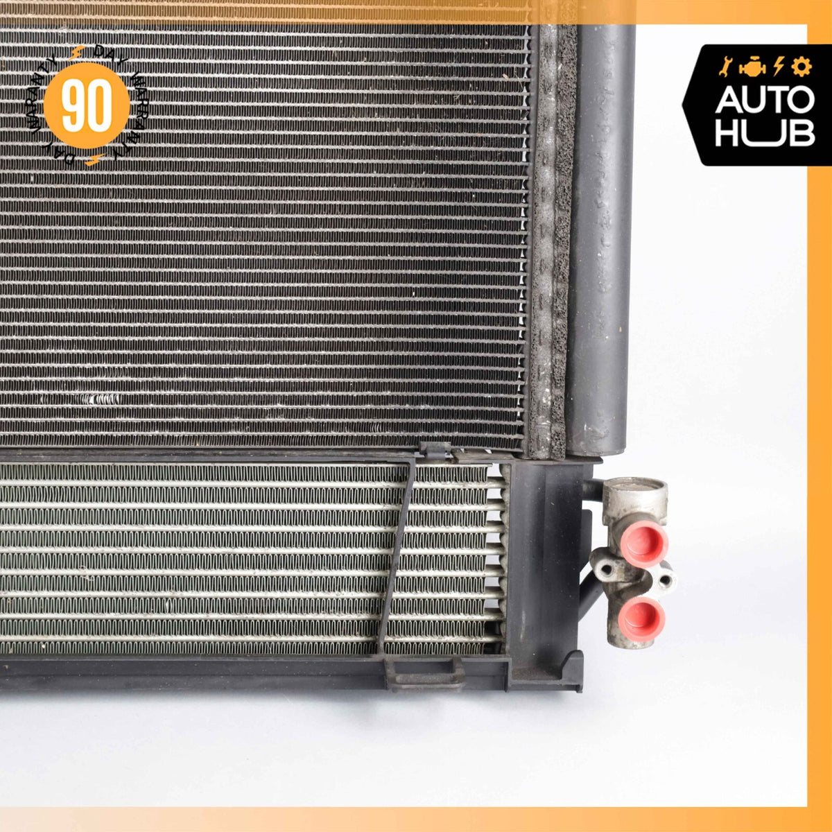 Porsche Cayenne 958 Turbo S AC A/C Condenser Transmission Cooler Radiator OEM - photo 6