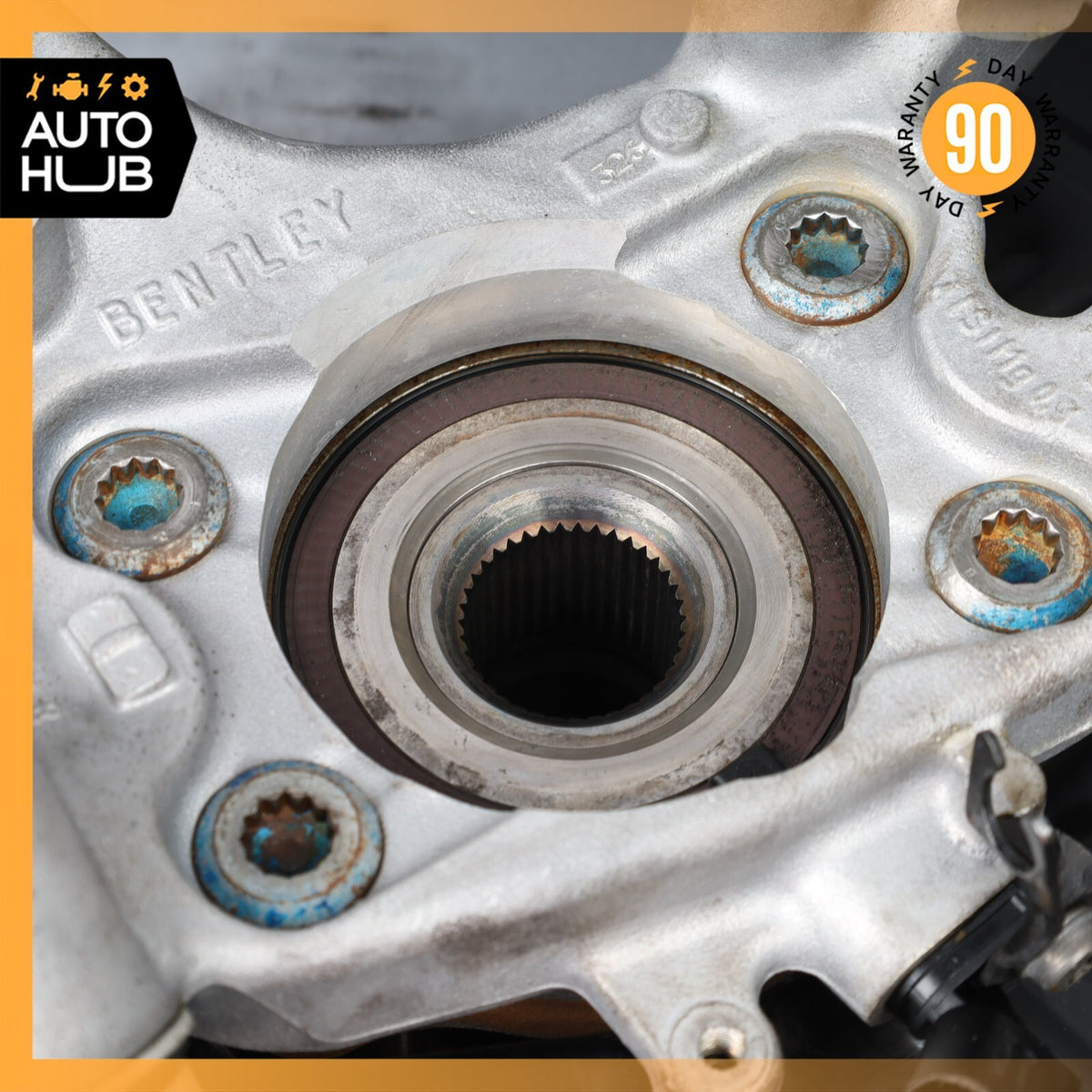 03-13 Bentley Continental GT Rear Left Driver Side Spindle Knuckle Hub OEM 36k - photo 15