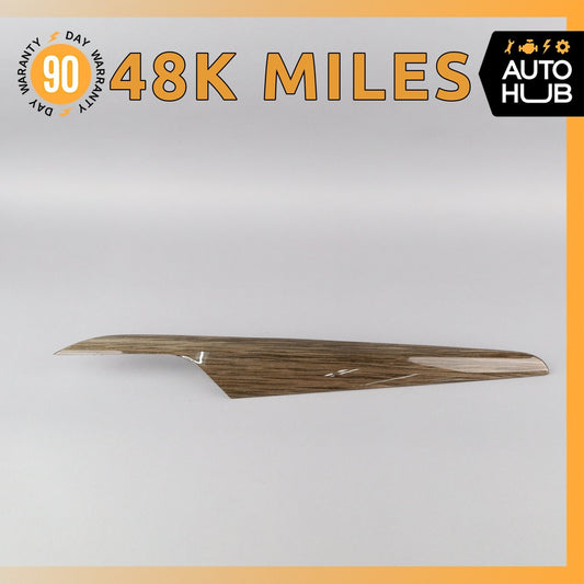 13-15 BMW E84 X1 Front or Rear Left Driver Door Panel Trim Wood OEM - photo 1